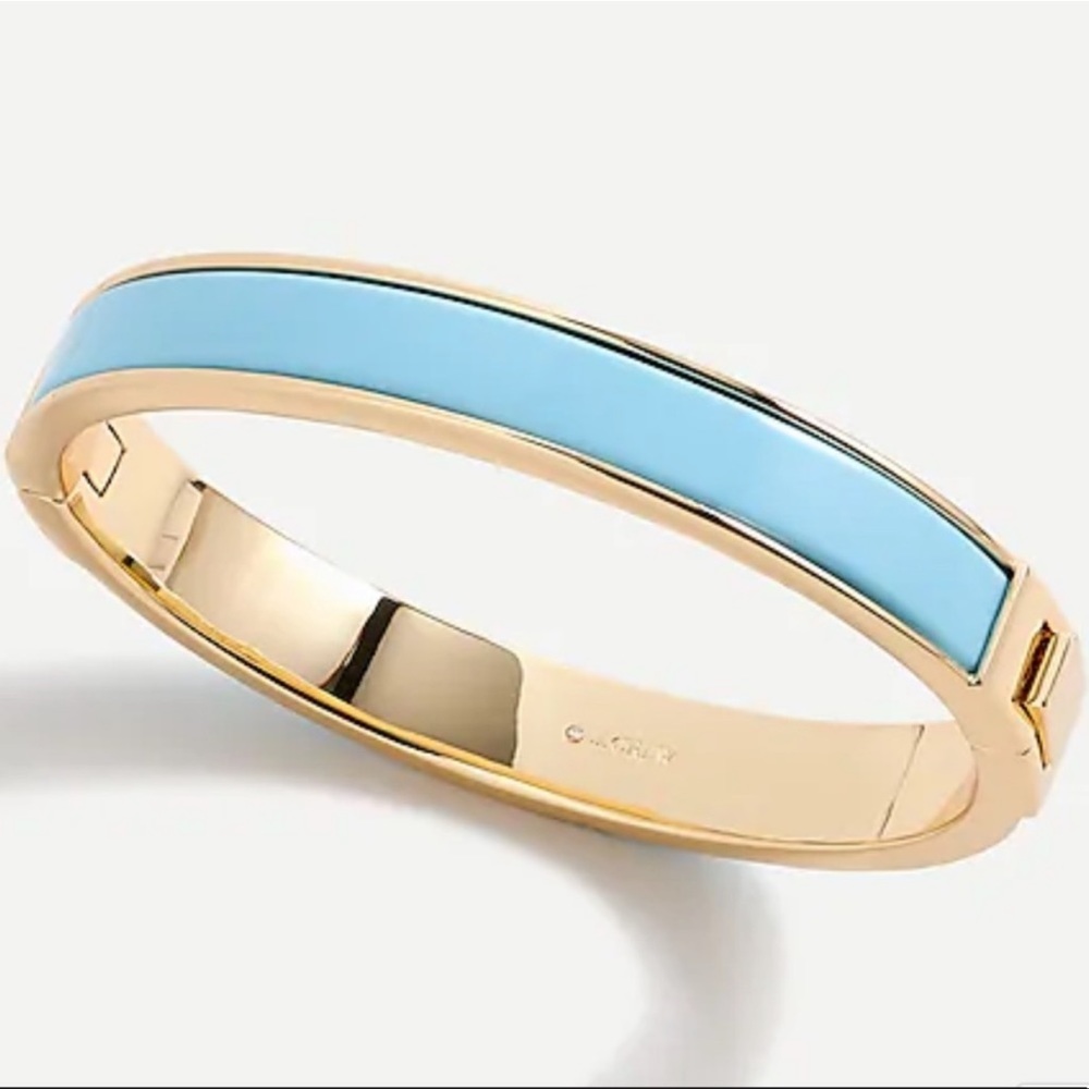 J. Crew Turquoise Enamel clamp bracelet